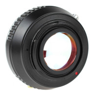 Quenox Fokalreduktor-Adapter für Canon-EF-Objektiv an Fuji-X-Mount-Kamera