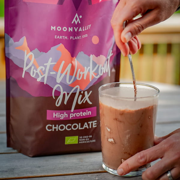 Moonvalley Organic Post Workout Mix - Bio-Getränkepulver mit Schokoladengeschmack (1000 g)