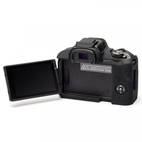 easyCover Silikon-Schutzhülle für Canon R50 Schwarz