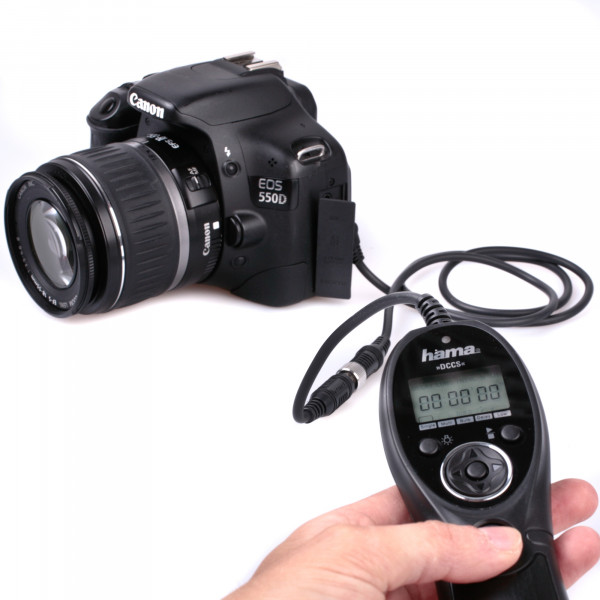 Hama DCCS Universal Timer-Auslöser für Canon, Nikon, Olympus, Panasonic, Sony, Fuji, Pentax
