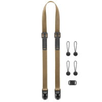 [REFURBISHED] Peak Design Leash - Coyote (Braun/Beige) - Schlanker Kameragurt