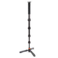 3 Legged Thing Alan 2.0 Einbeinstativ & Docz 2 Standspinne (Schwarz/Schwarz)