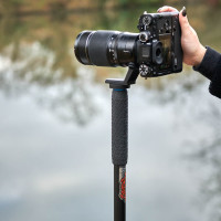 3 Legged Thing TRENT 2.0, Einbeinstativ aus Aluminium & Docz 2 Standspinne - Blau