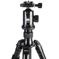 Sirui ET-2004 Easy Traveler Alu-Reisestativ inkl. Kugelneiger E-20 für kleine bis mittlere DSLR-Kame