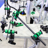 9.Solutions 5/8 Rod Set 250 mm Montagestangen (16 mm) mit 3/8 Zoll Innengewinden, Verbindungsgewinde