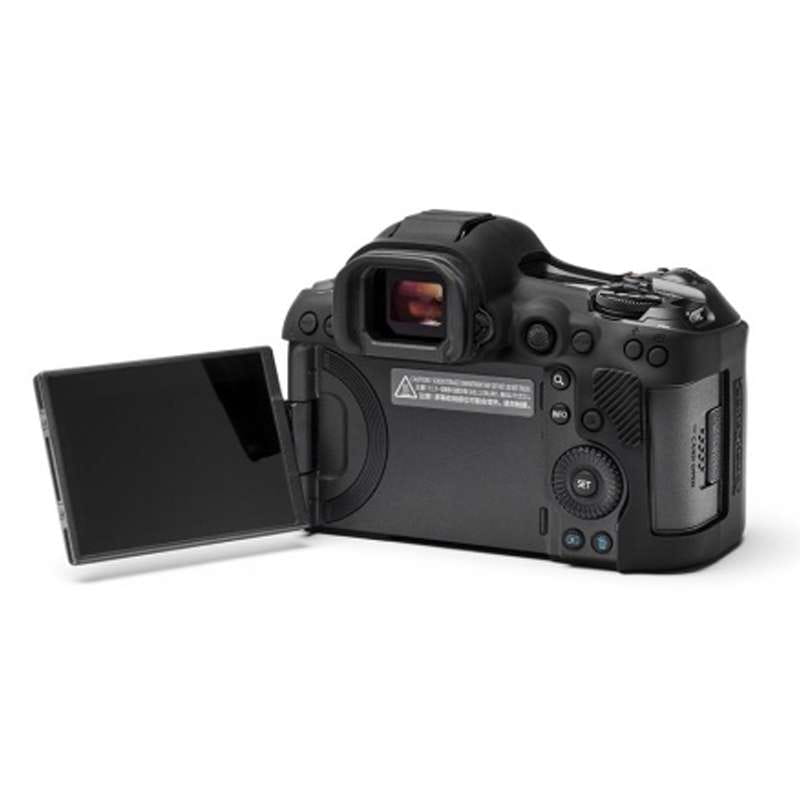 Fondina EasyCover Per Canon 200D/SL2 – Custodia In Silicone Su Misura, Protezione Antiurto E Antipolvere (nera)