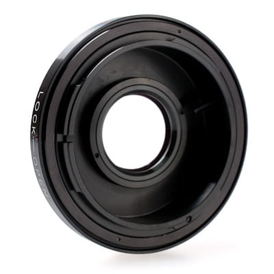Quenox Adapter für Canon-FD-Objektiv an Canon-EOS-Kamera - mit Korrekturlinse für Unendlich-Fokus