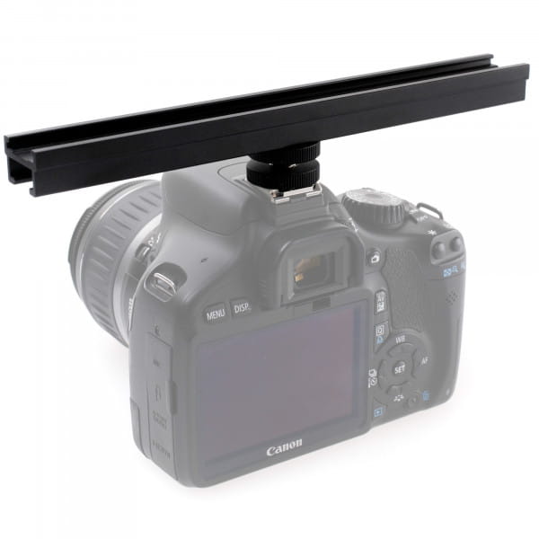 Quenox Zubehörschiene für Videoleuchte, Monitor oder Mikrofon an Standard-Blitzschuh oder Sony MIS 2