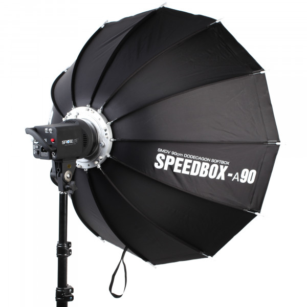 SMDV Speedbox-A90 Dodecagon-Softbox für Studioblitz 90 cm zwölfeckig - Adapter erforderlich!