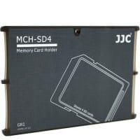 JJC Mini-Speicherkartenetui im Kreditkartenformat - für bis zu 4 Karten vom Typ SD, SDHC oder SDXC