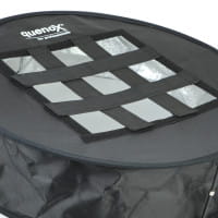 Quenox Universal-Softbox Durchmesser 47 cm inklusive Wabengitter für LED-Flächenleuchten mit maximal