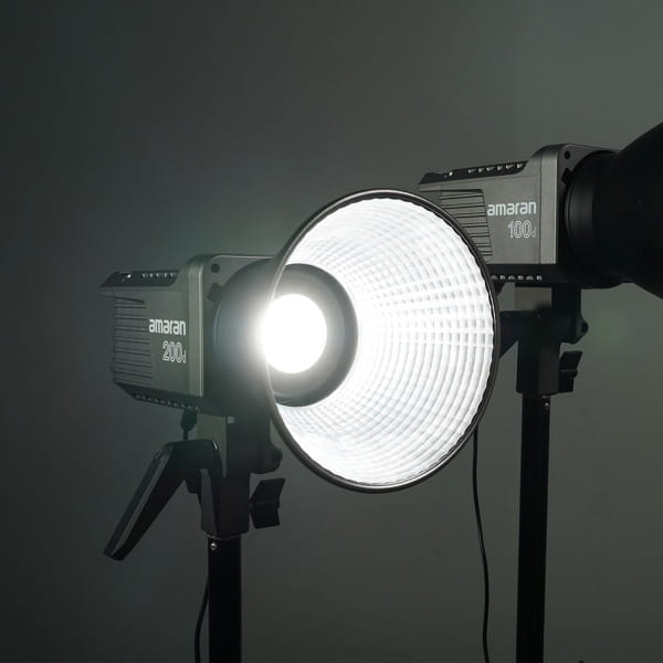 Amaran 200d Tageslicht-LED-Lampe 5600 K, 65.000 Lux mit Bowens Mount