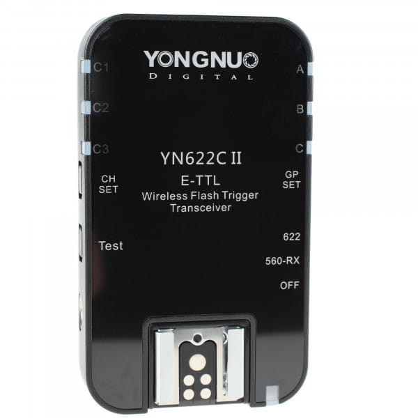 Yongnuo YN622C II 100m E-TTL Funk-Blitzauslöser für Canon mit SCS, HSS und Gruppensteuerung