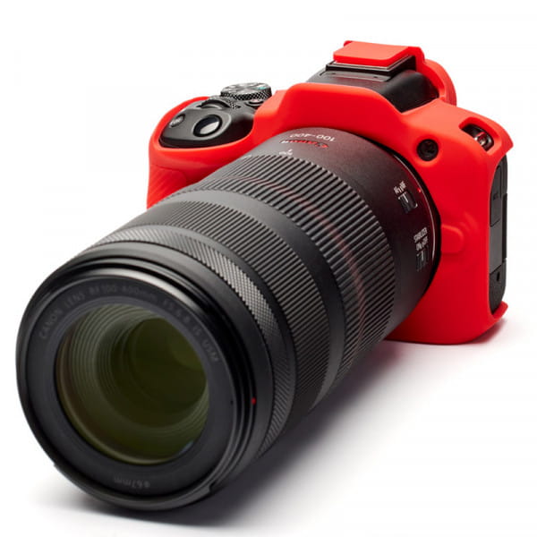 easyCover Silikon-Schutzhülle für Canon R50 Rot