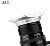JJC Gegenlichtblende für Fujinon XF50mm f/2 R WR (silberfarben) - ersetzt Fuji LH-JXF50S