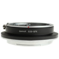 Quenox Adapter für Canon-EOS-Objektiv an Fuji-G-Mount-Kamera - z.B. für Fujifilm GFX 50S