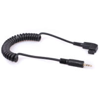 JJC Cable-F Auslöser-Anschlusskabel für Sony-RM-S1AM-kompatible Kameras - z.B. für Miops Smart/Mobil