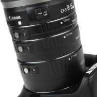 Quenox Autofokus-Zwischenringe für Canon EOS - Aluminium