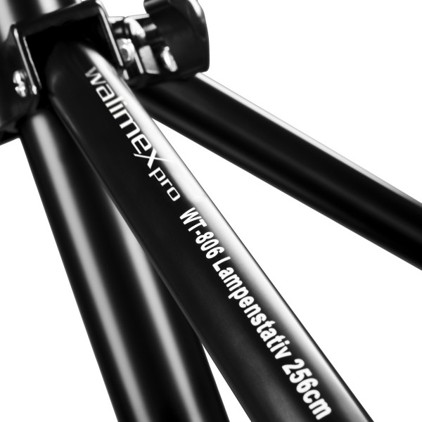 Walimex Pro WT-806 Lampenstativ mit Federdämpfung 98-256 cm