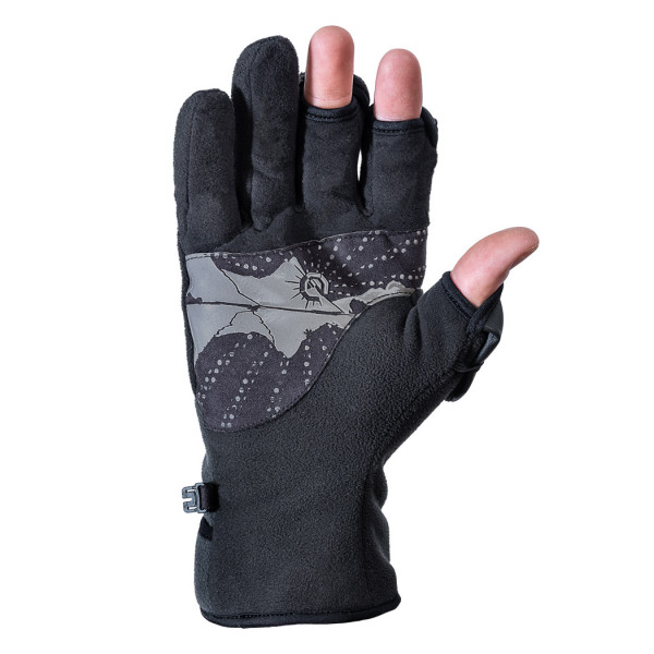 [REFURBISHED] VALLERRET Milford Fleece Glove Fotohandschuhe Schwarz - Größe M