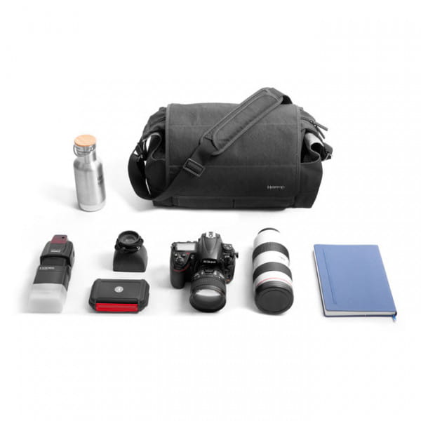 Matin Clever 140FC Fototasche für 1 mittlere Kamera inkl. Objektiv, 2 Objektive und 12,3"-Notebook (