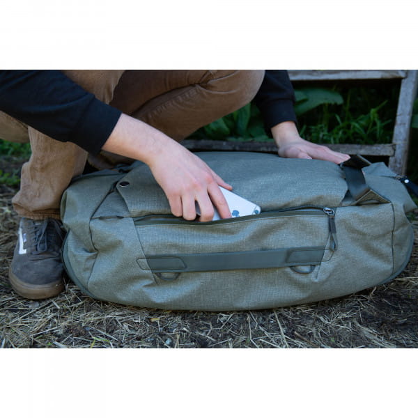Peak Design Travel Duffelpack Bag 65L Reisetasche mit Rucksackgurten - Sage (Salbeigrün)