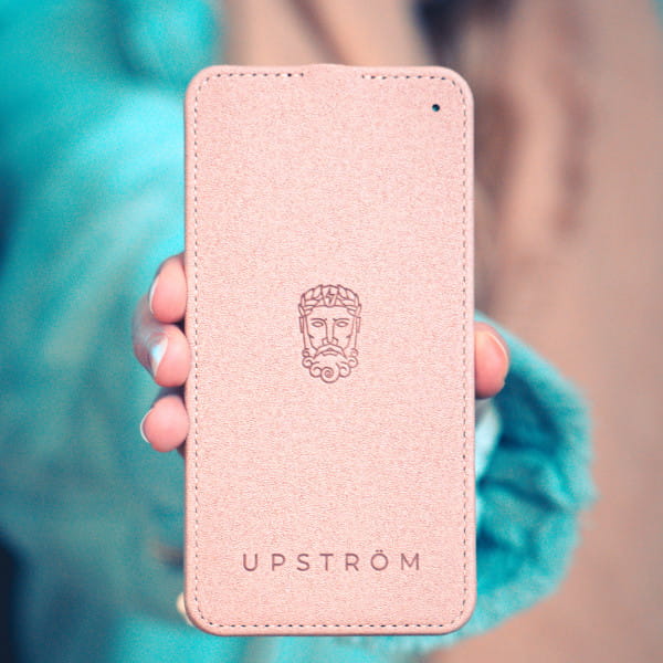 UPSTRÖM LÄDER Wireless Charging Ladematte 10W Pink