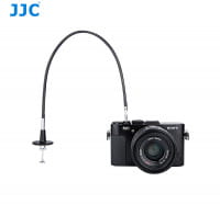 JJC Drahtauslöser mit Sperrfunktion 40 cm - z.B. für bestimmte Leica-, Sony- oder Fuji-Kameras