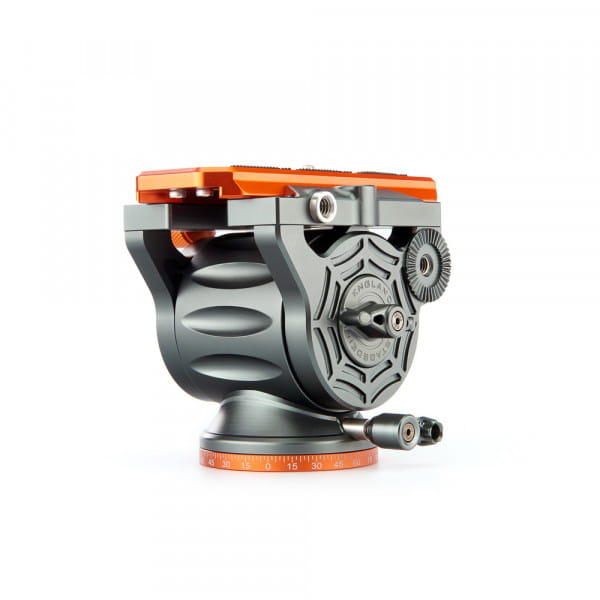 3 Legged Thing AIRHED CINE-S, 2-Wege-Videokopf mit Standard Video Schnellwechselplatte - Grau