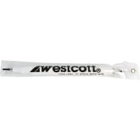 Westcott Optical White Satin Durchlichtschirm weiß 43 Zoll (109 cm)- für Studioblitz / Aufsteckblitz
