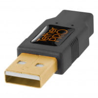Tether Tools TetherPro USB-Datenkabel für USB 2.0 an USB 2.0 Mini-B (5-Pin) - 4,6 Meter Länge (schwa