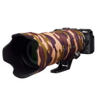 easyCover Lens Oak Objektivschutz für Nikkor Z 70-200mm f/2.8 VR S Brown Camouflage