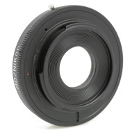 Quenox Adapter für Minolta-SR-Objektiv an Nikon-F-Kamera - mit Korrekturlinse
