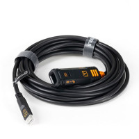 Tether Tools TetherPro Optima 10G TetherBoost Kabel mit Verriegelung USB-C - 4,8 m (Schwarz)