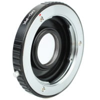 Quenox Adapter für Minolta-SR-Objektiv an Pentax-K-Kamera - mit Korrekturlinse