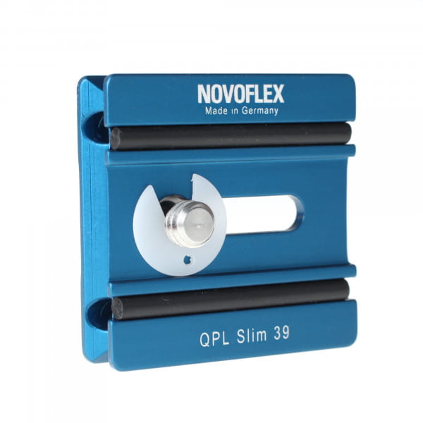 Novoflex QPL Slim 39 ultra-flache Klemmplatte (Wechselplatte) - z.B. für Systemkamera an Q=Mount Sch