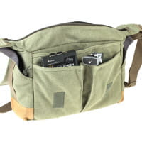 Matin Balade Bag 300 Canvas-Fototasche für kleine bis mittlere DSLR-Kameras (Grün)