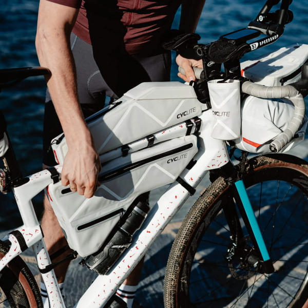 [REFURBISHED] CYCLITE Frame Bag Large / 01 Rahmentasche 3,6 Liter hellgrau