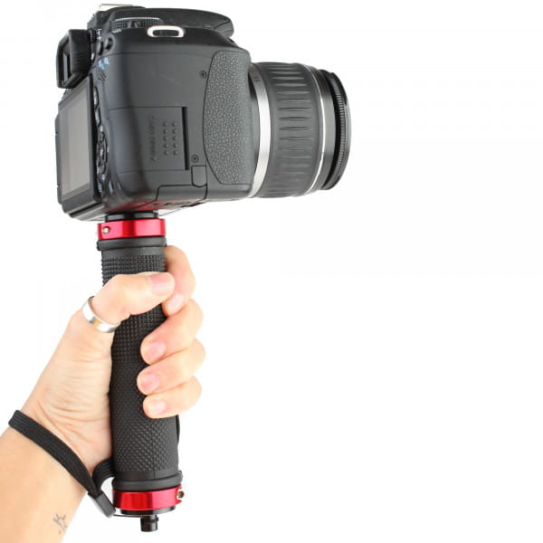 Quenox Universal-Handgriff / Handstativ für Digitalkamera, GoPro, Camcorder oder Smartphone