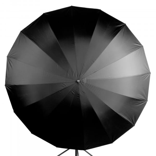 Quenox Parabol-Reflektor für Studioblitz 215 cm silber Parabolschirm
