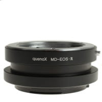 Quenox Adapter für Minolta-SR-Objektiv (MD/MC) an Canon-EOS-R-Kamera