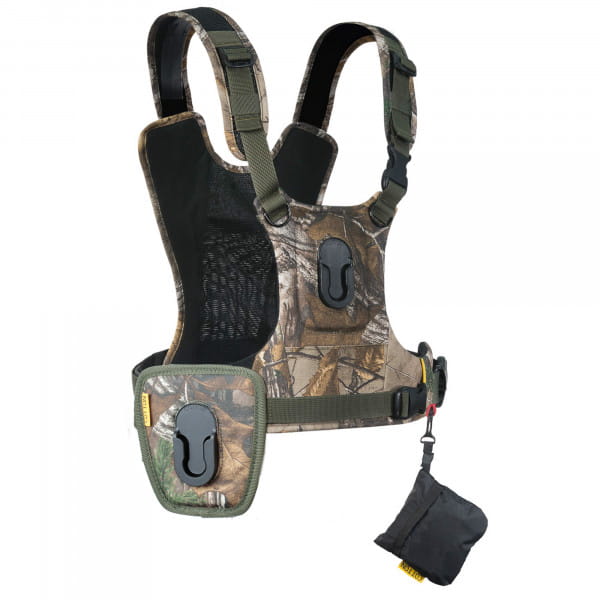 Cotton Carrier Camera Harness-2 G3 Camo - Brustgeschirr als Tragesystem für 2 Kameras