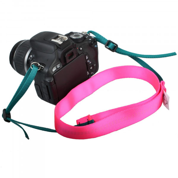 Road Runner Bags Camera Strap pink - Kameragurt Hand Made in USA