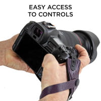 SpiderPro Hand Strap v2 lederfreie Handschlaufe - Graphite (Schwarz)