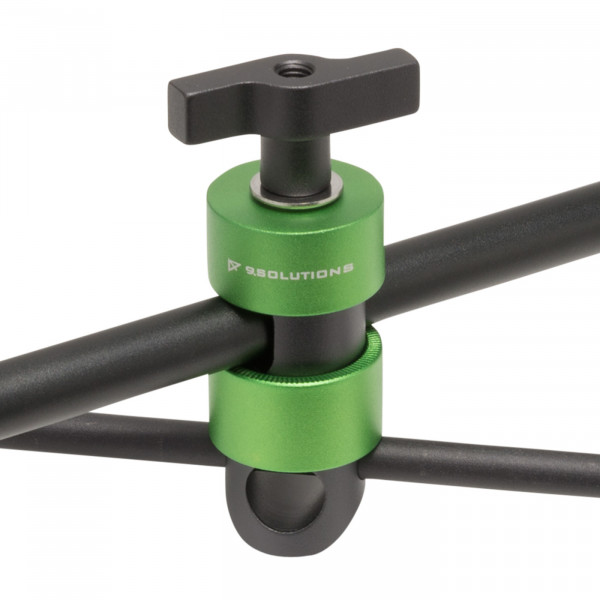 9.Solutions 5/8 Gag Closed Doppel-Stangenklemme geschlossen für Montagestangen (16 & 10 mm)