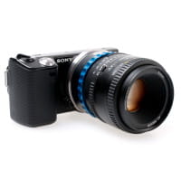 Novoflex Adapter für Nikon-F-Objektiv an Sony-E-Mount-Kamera - mit Blendenring - z.B. für Sony a7-Se