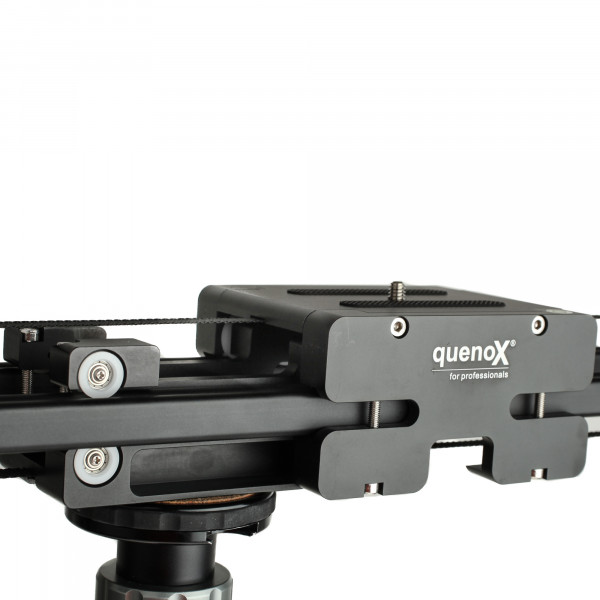 Quenox Ausleger-Videoschiene mit Doppel-Gleitweg (bis zu 74 cm) - z.B. für DSLR- und DSLM-Kameras