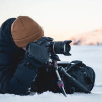 [REFURBISHED] VALLERRET Alta Arctic Mitt Fotohandschuhe Schwarz - Größe S