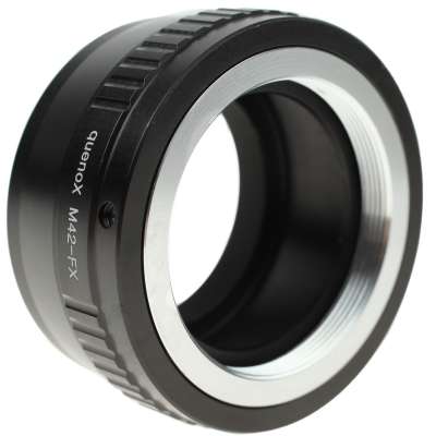 Quenox Adapter für M42-Objektiv an Fuji-X-Mount-Kamera