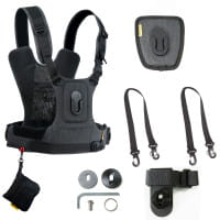 Cotton Carrier CCS G3 Camera Harness Binocular Charcoal - Brustgeschirr für 1 DSLR- oder DSLM-Kamera